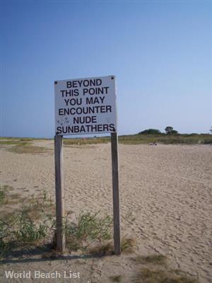 Gunnison Beach Sign